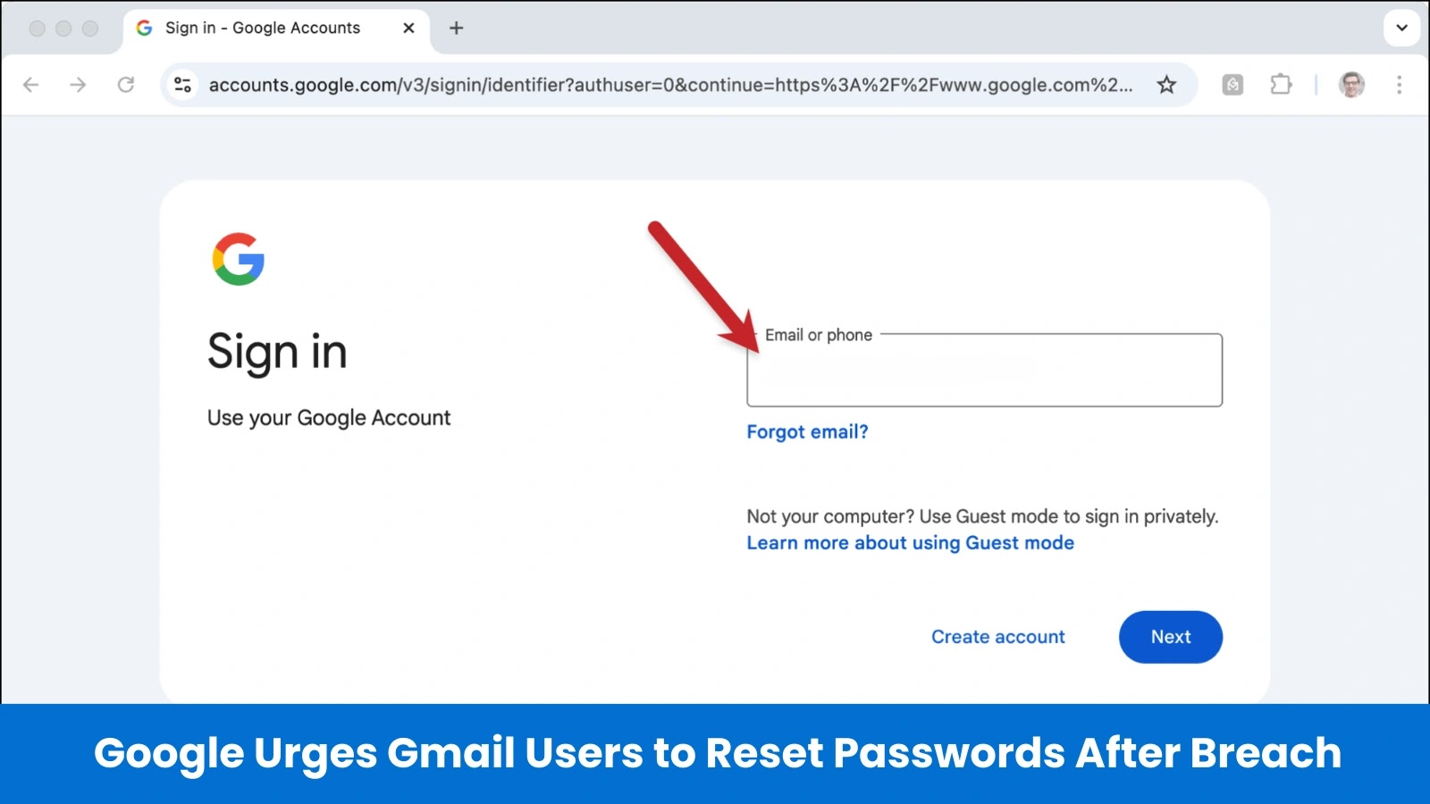 O Google pede que os usuários de 2,5b do Gmail redefinam as senhas após a violação do Salesforce