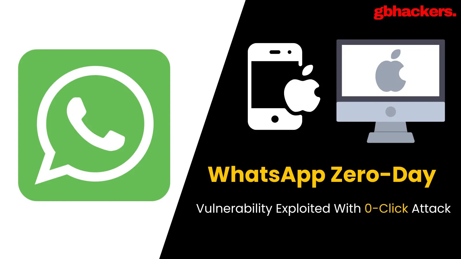 Vulnerabilidade do dia zero do WhatsApp explorado com ataques de 0 clique para hackear dispositivos Apple