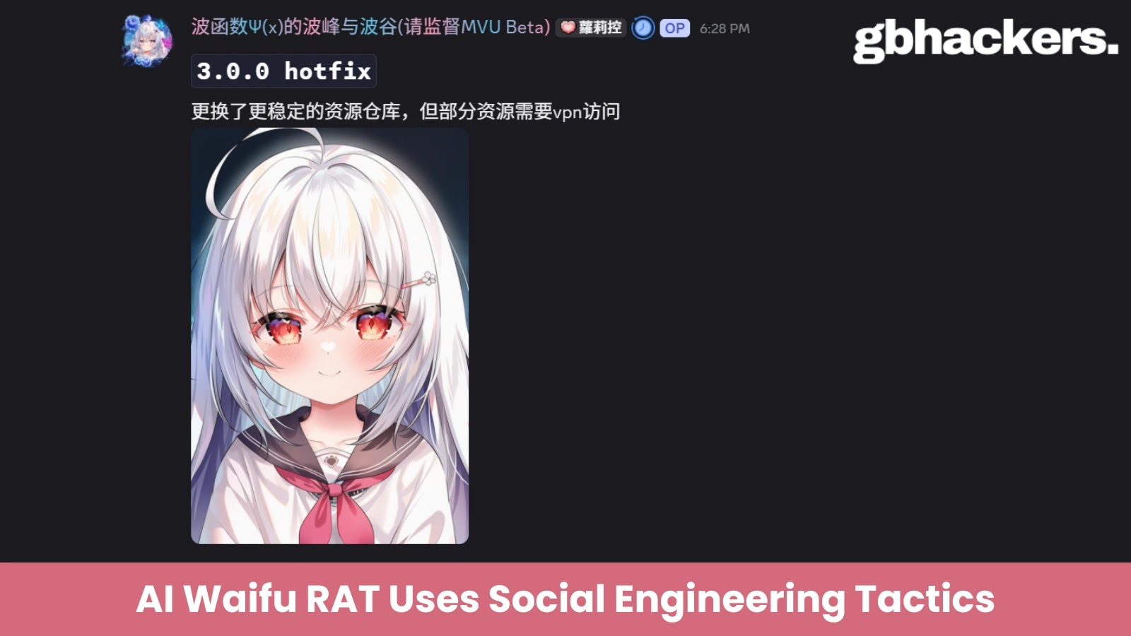 Ai Waifu Rat explora os usuários com táticas avançadas de engenharia social