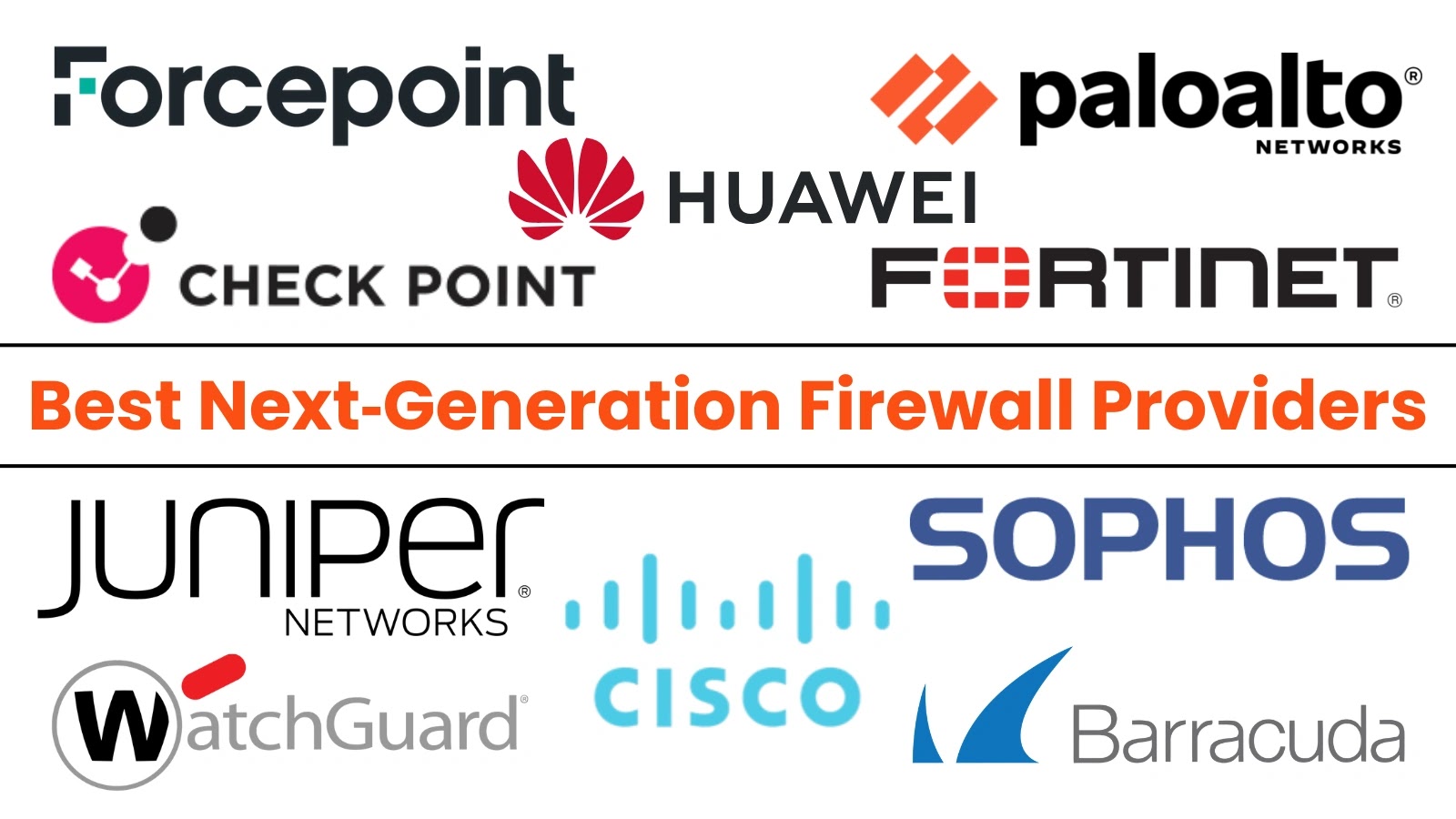 Os 10 melhores provedores NGFW (próxima geração do firewall) em 2025