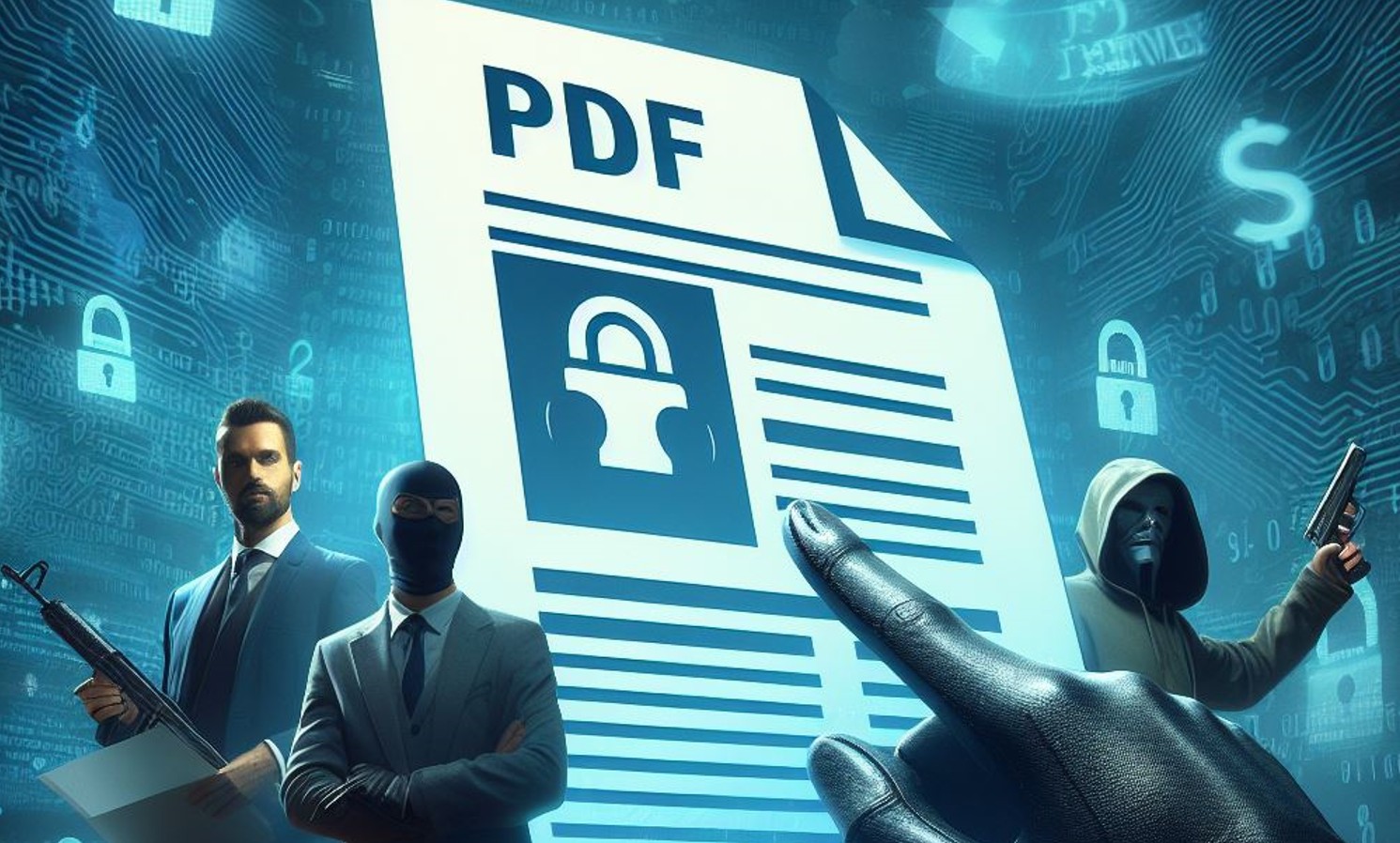 An SVG file disguised as a PDF led victims to a fake login