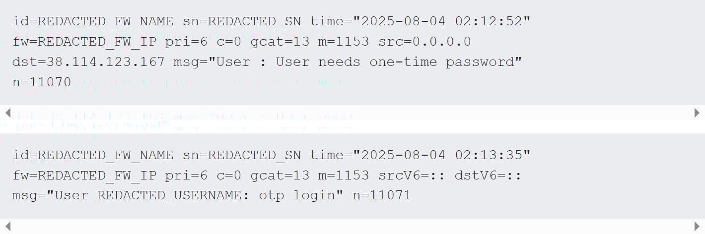 Successfully solving one-time passcode MFA challenges