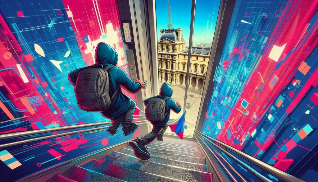 Roubo no Louvre: A senha do sistema de vigilância “LOUVRE” colocou o museu em crise.