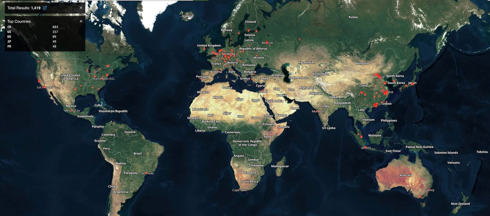 Servidores Gogs expostos online