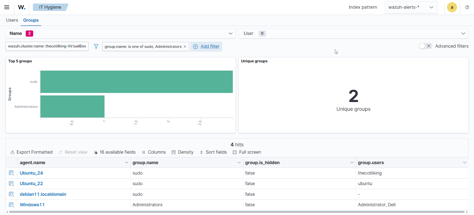 Grupos de Higiene de TI